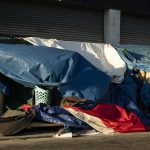 Betsy McCaughey: Making Homelessness a Valid Lifestyle Choice Is Wrong A homeless encampment sits on a street in Downtown Los Angeles, California, USA.