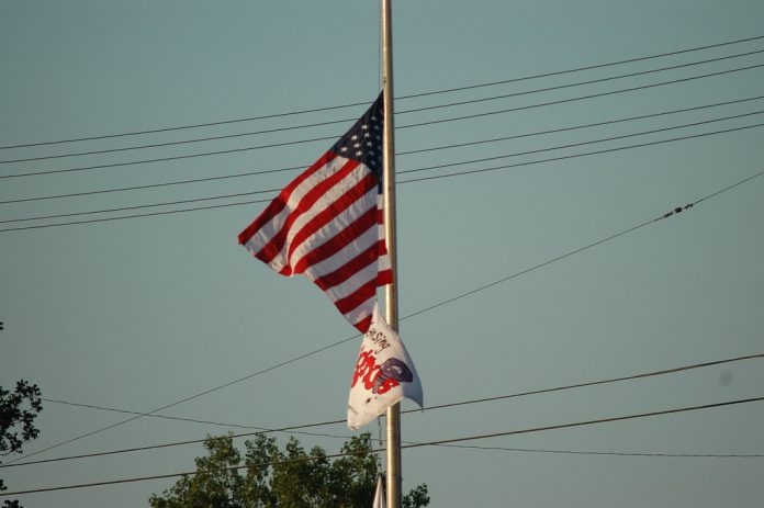 Flags are lowered after school shootings