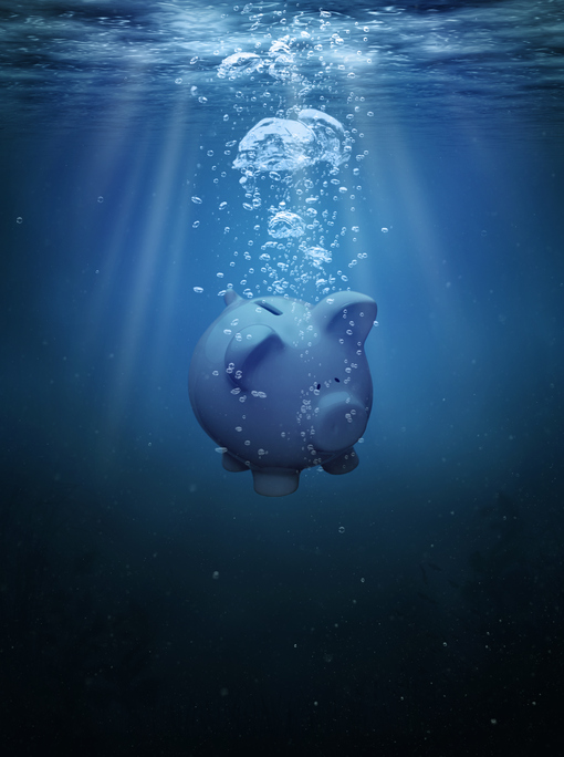 finances underwater
