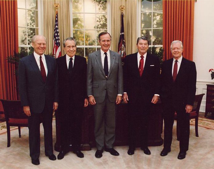 Ford, Nixon, Bush, Reagan, Carter