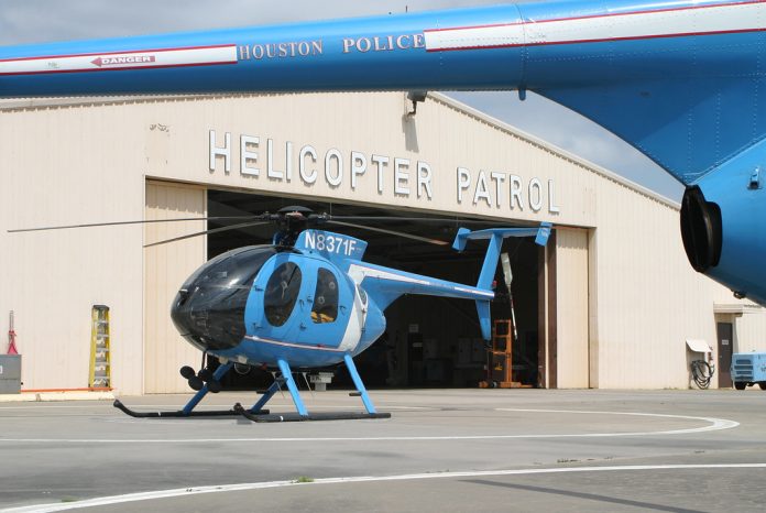 Houston police helicopter