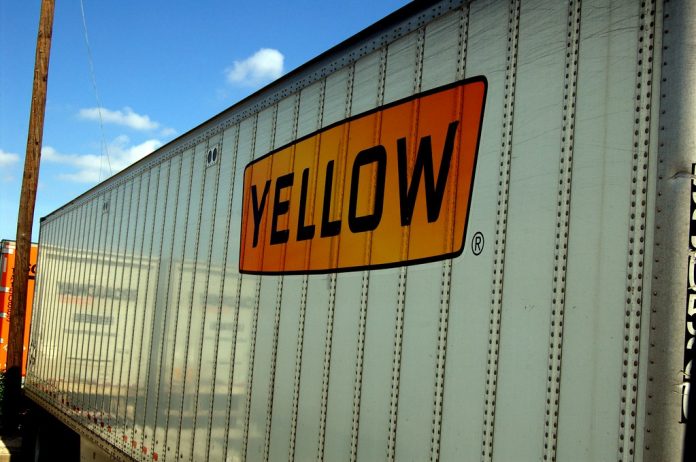 Yellow Freight Truck