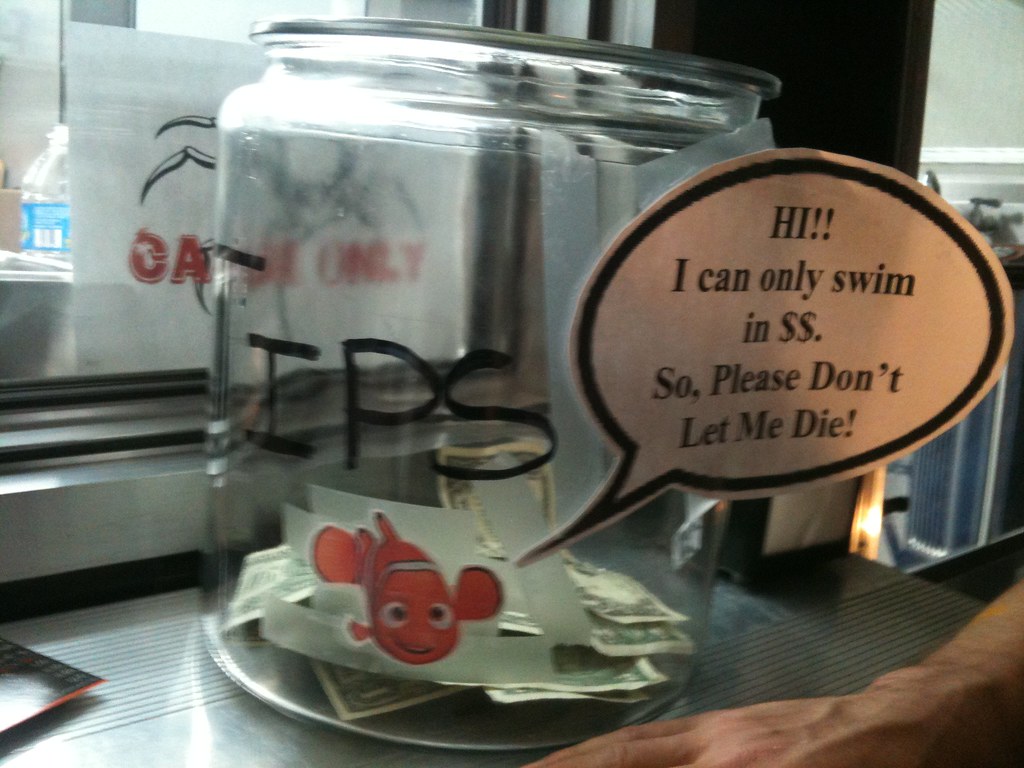 Fish Tip Jar