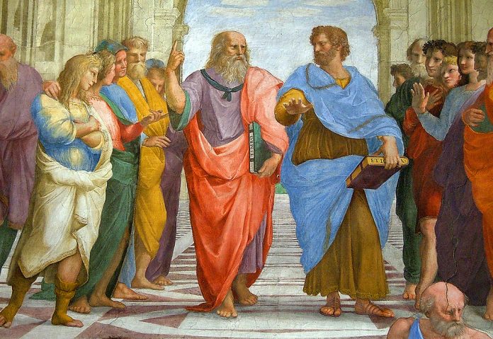 The School of Athens (detail) by Raphael