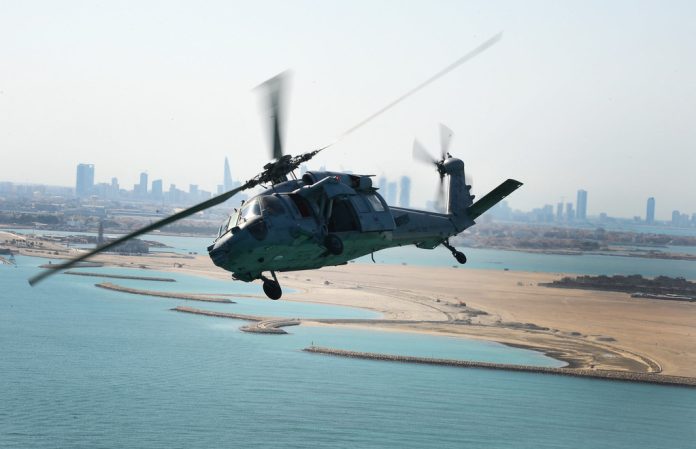 U.S. helicopter- Bahrain